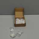 Lardmon 10 Pack Brushed Gold Square&Round Cabinet Knobs Drawer Knobs Modern Single Hole Cabinet Pulls Solid Kitchen Cabinet Handles Hardware Drawer Pulls Handles for Dresser, Dia. 1.26 Inch