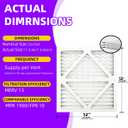12x12x1 MERV 13 (6-Pack) Pleated Air Filter (Actual Size: 11.75" x 11.75" x 0.75") MPR 1900 & FPR 10, Furnace Air Filters, 12x12x1 air filter