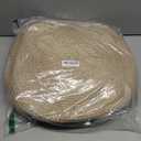 JMvicyroam 65L Extra Large Blanket Basket for Living Room - Woven Cotton Rope Laundry Hamper with Reinforced Handles - Storage Bin for Pillows, Comforters & Toys - Machine Washable,Oatmeal