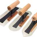 Stainless Steel Venetian Plaster Japanese Finishing Trowel Set 3 PC Art Paint Plastering Hand Tools