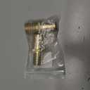 Yoebor Brass Hose Barb Fitting, 90 Degree Elbow 1" Barb x 3/4" Barb (2pcs)