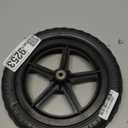 12 Inch Balance Bike Replacement Wheel, EVA Foam Balance Bike Wheel Compatible with Strider, Black