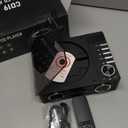 Portable CD Player with Bluetooth 5.3, Greadio CD Player with Speakers for Home, 4000mAh Rechargeable Retro CD Music Player with Remote Control, LED Display, Supports USB/TF/AUX, Optical Input