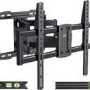 USX Mount Full Motion TV Wall Mount for 42-85 inch, TV Mount Swivel and Tilt,Wall Mount Bracket with Dual Articulating Arms Up to 132lbs, VESA 600x400mm, 16" Wood Studs, UL Listed XML019