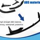 Front Bumper Lip Fit for F82 F83 M4 2014-2019,for 2015-2018 F80 M3 Glossy Black Front Bumper Spoiler Splitter ABS Front Splitter Bumper