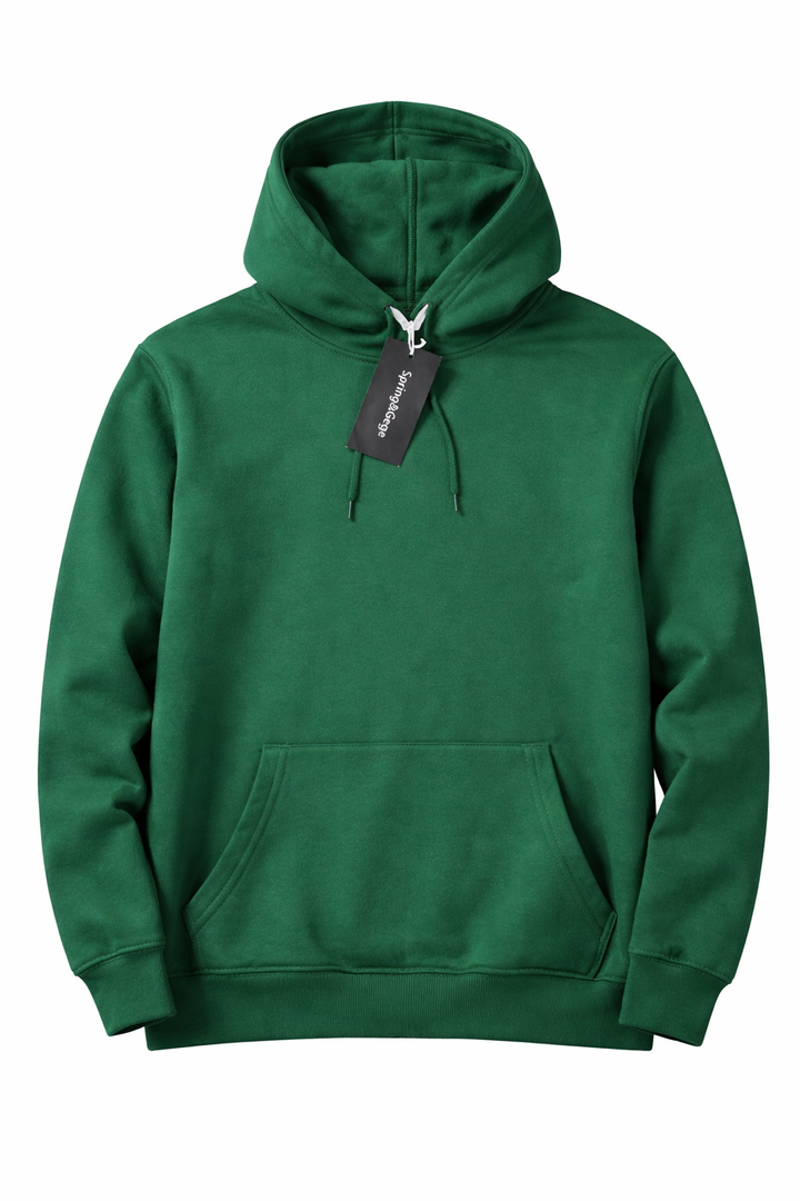 Spring&Gege Forest Green Hoodie, Size XX - Large, Age 13-14
