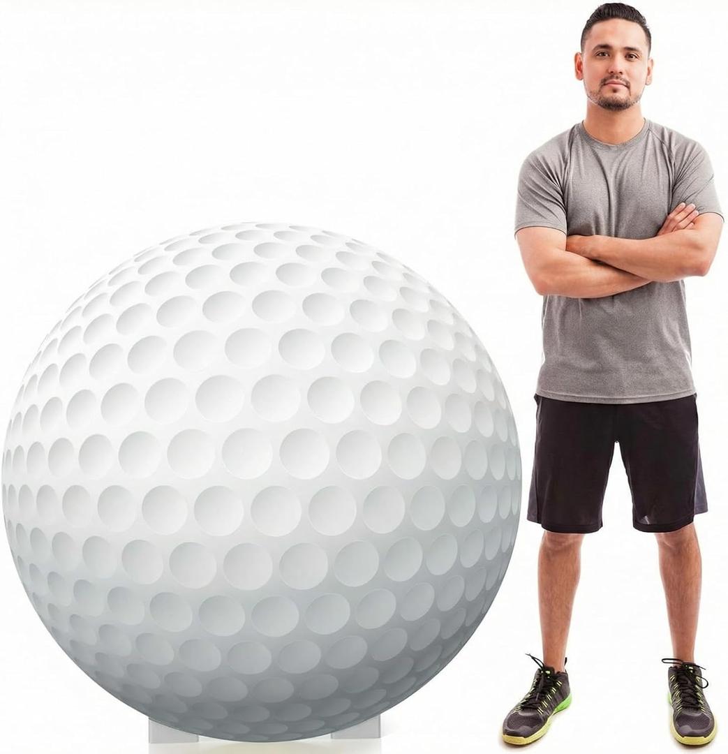 Capoda 3.9 ft Large Golf Party Signs Decoration Sports Cardboard Cutout Stand up Backdrop for Golf Birthday Decor Balls Photo Viewing Events Game Day Celebrations Supplies