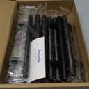 Ravinte 10 Pack 6-3/8 inch Cabinet Pulls Matte Black Stainless Steel Kitchen Cupboard Handles Cabinet Handles 4 Hole Center