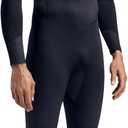 Dark Lightning Full Body Wetsuits for Men,Men's Wet Suit for Cold Water Swimming, Diving Surfing Snorkeling Kayaking Triathlon Wetsuit, Black,3/2mm,3X-Large
