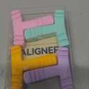 Chewies for Invisalign Aligners 4-Pack, Orthodontic Aligner Chewies for Invisible Braces, Denture & Retainer, Medical Grade Silicone Aligner Seaters & Chew Tools, Durable & Reusable (Multicolor)