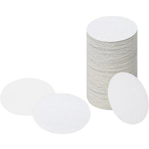 PATIKIL 89mm/3.5" Aluminum Foil Cap Liner, 300 Pack Resistant Tamper Induction Heat Sealer Sealing Liners for Glass Bottle Jar Lid