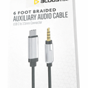 ACX USB C TO 3,5MM CABLE 6FT BK,