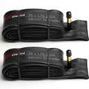 Fincci Pair 26 Inch Bike Tube with Schrader Valve – Durable Bike Tire Tubes 26x1.75/1.95/2.0/2.1/2.125 – Value Pack, Reliable Air Retention and Easy to Install 2x Tubes for MTB, Road and Cruiser Bikes