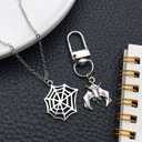 215Pcs Keychain Making Kit with 124 Charms 22 Keychain Clips, Extender Chains and Piler, Halloween Ghost Bat Witch Hat Charms for DIY Crafts Supplies & Jewelry Making Women Bag Party Favor Gifts