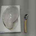 Mud Pie Oyster Bowl For Dips, Includes Oyster Dipping Spoon