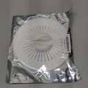 Flange Pipe Cover Decoration, 4.72 to 5.51 in (120-140mm) PP Plastic Escutcheon Collar Water Pipe Drain Line Cover, Reinforced Type Plumbing Cover Plates for Wall Tube Decor, White, 1Pc