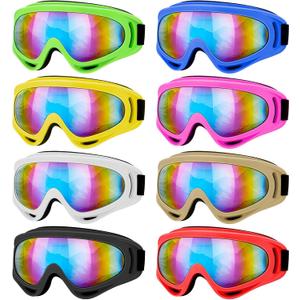 Ski Goggles, Snowboard Goggles for Men Women Kids, Skiing Snowboard Motorcycle Glasses for Adult Youth (Multicolor)