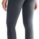 RUNNING GIRL High Waisted Leggings for Women,Tummy Control Workout Yoga Pants Compression Pants Buttery Soft (Gray, L)