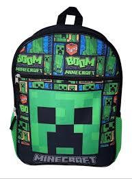 Minecraft Kids Backpack 16" Backpack with Large Front Pocket Minecraft Kids Backpack 16" Backpack with Large Front Pocket