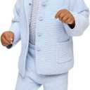 Gap Baby Baby Bear Garter Pants (12-18 Months, Serene Blue)