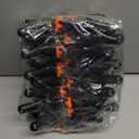 20 PCS 4.5" Heavy Duty Plastic Spring Clamps, Black Spring Clips for Backdrops, Craft Projects, Woodworking, Photography and Display Stands