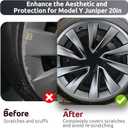 Rim Protector for Tesla 2025 2026 Model Y Juniper 20 Inch Helix Wheel Cover All-in-one Car Tire Trim Rings Rim Case Hubcaps Model Y Juniper Accessories