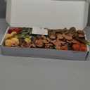 Fall Flowers, Burnt Orange Faux Kiku Flowers Artificial 10 Stems + Eucalyptus, Fake Silk Mums Fall Floral Centerpiece, Autumn Decor, Terracotta Mini Balls Faux Stems For Vase, Decoración de Otoño