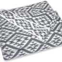 Knitted Tassel Throw Blankets,Boho Throw Blanket,Soft Lightweight Air Conditioning Blanket for Sofa, Chair, Bed, Camping, Picnic, Travel, Lightweight Bed Blanket,60x50 (color-D03)