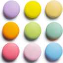 SUNURS 16/9-Piece Cute Colorful Fridge Magnets  Glossy & Matte Finish Refrigerator Magnets for Whiteboard, Locker, Kitchen, Office  Strong Decorative Magnetic Stickers (9 Colors, Multi-Pack)