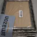 TKGYU 8x10 Picture Frame with Real Glass, 4 Pack Ornate Vintage Picture Frames for Wall or Tabletop Display, 8 x 10 Photo Frame for Wall home best gift (ps-Black silver-4pcs)