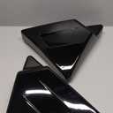Triangle Side Covers, Black Left Right Side Cover Panel Fit For Harley Touring Road Glide Road King Electra Glide Street Glide 2009-2024