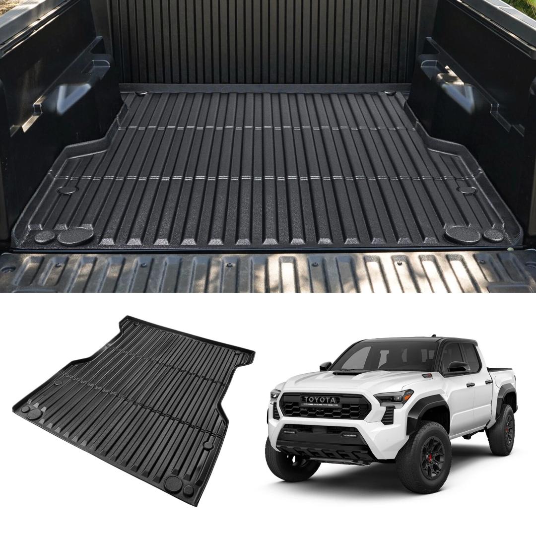 POWERTY Truck Bed Mat for 2005-2022 2024 Toyota Tacoma 5ft Accessories Truck Bed Liner TPE All Weather Cargo Liner Heavy-Duty Bed Mat Pickup Bedliner POWERTY Truck Bed Mat for 2005-2022 2024 Toyota Tacoma 5ft Accessories Truck Bed Liner TPE All Weather Cargo Liner Heavy-Duty Bed Mat Pickup Bedliner