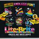 Lite Brite Classic, Favorite Retro Toy - Create Art with Light, STEM, Educational Learning, Holiday, Birthday, Gift, Boys, Kid, Toddler, Girls Age 4+, 8" X 10.25" X 1.5"