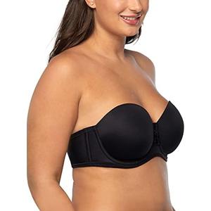 Vanity Fair Women's Beauty Back Smoothing Strapless Bra, 4-Way Stretch Fabric, Lightly Lined Cups Up to H, L