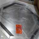 Bathroom Mirror Black - 28X28 Wall Mirrors Decorative, Beveled Edge Frameless Mirror for Wall Bathroom, Vanity Room, Bedroom, Living Room and Enterway