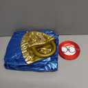 PVC Inflatable Christmas Decorations Ball, 24 Inch Oversized Yard Christmas Ornaments, Xmas Balloon Giant Inflatable Ornaments Outdoor Outside Holiday Yard Lawn Decor (Blue)