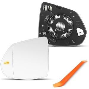 Driver Side BSD Mirror Compatible with 2019 2020 2021 2022 2023 Cadillac XT4, 2020-2022 Cadillac XT5 XT6 - Blind Spot Indicator, Heated, Left Side Mirrors