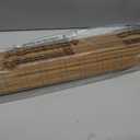 LazBlinds No Tools No Drill Cordless Bamboo Roman Shades, Light Filtering Window Treatment, Roll Up Bamboo Blinds for Window 34'' W x 64'' H, Tuscan B