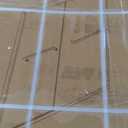 KPUY Glass Shower Door, 43-48" W x 76" H Semi-Frameless Double Sliding Shower Door, 1/4" (6mm) Thick Tempered Clear Glass with Explosion-Proof Film Nano Coating, Matte Black