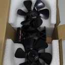 HIDALIFE Wood Stove Fan Heat Powered, Magnetically Flue Pipe Mounted Dual Motor 12 Blades Fan, Non Electric, Silent Thermal for Gas Pellet Wood Burner Tent Stove Accessories