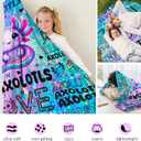 Axolotl Blanket Gifts for Girls Women Axolotls Lovers Soft Cozy Flannel Axolotl Print Throw Blanket Birthday Bedding Decor for Kids Adults 50"X40"