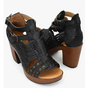 Macarena Collection Womens Shoes Leather Sandals for Women Huarache | Handmade Mexican Sandals Women | Comfortable & Stylish Womens Sandals 353, 7