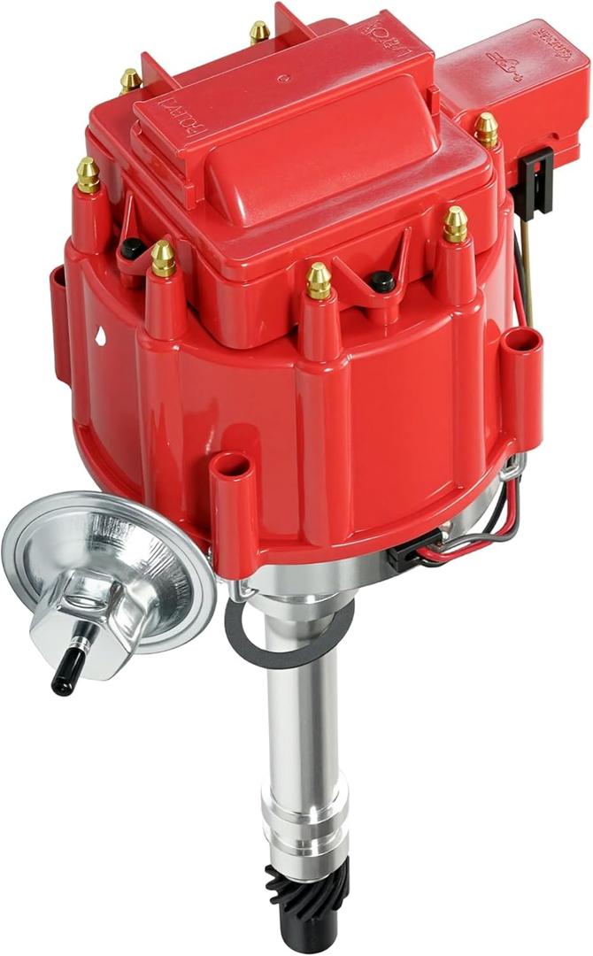 HEI Ignition Distributor with Cap for Chevy GM Small Blocks 283 305 307 327 350 400 Big Blocks 396 427 454 Part # DD-SBC-HEI-V8, 850001R, 8362