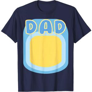 Blue Doggie Dog Dad Family Matching Heeler Halloween Costume T-Shirt, XL