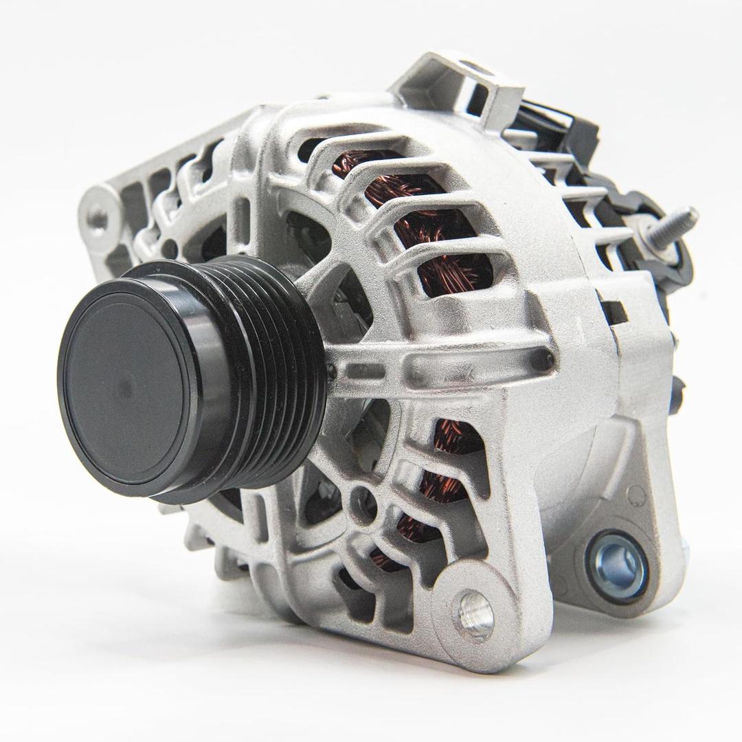 Alternator Compatible with Kia Soul 2014-2016, Forte 2014-2016, Hyundai Veloster Turbo 2013-2017 - Replaces 37300-2B760 2616559-110 Amp 12V 3-Pin (Non-Start/Stop Models Only)