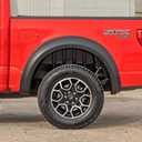 Rough Country Rear Wheel Well Liners for Ford F-150 2WD/4WD (2021-2026) - Heavy-Duty Black HDPE Inner Fender Guards, Made in USA