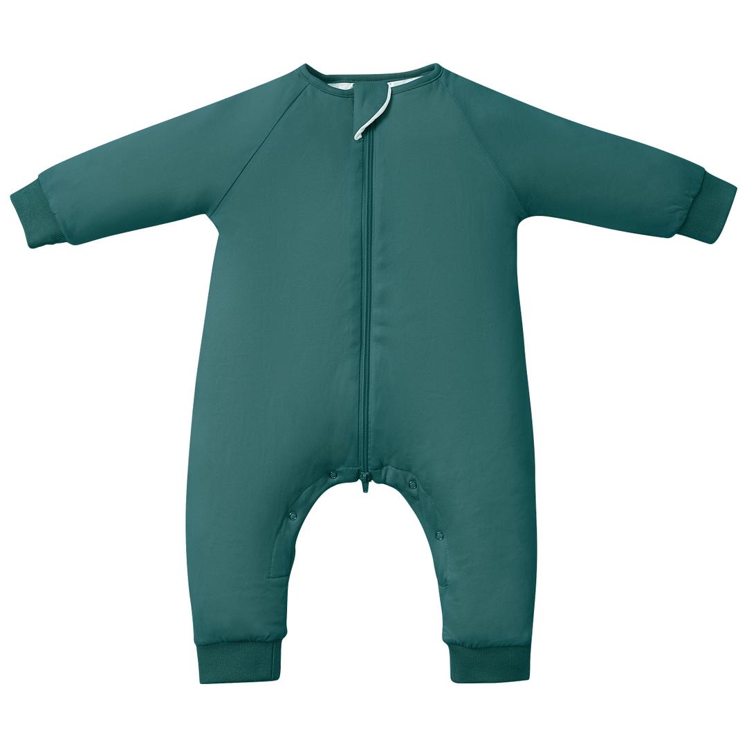 Baby Sleep Sacks with Feet, 1.0 TOG Long Sleeve Wearable Blanket for 0–6M Infants & 2T–4T Toddlers, Soft and Cozy L