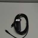 Car Screen Mirroring Adapter with Wireless CarPlay - Supports Watching Any App (YouTube, Net-Flix, TikTok, etc.), Compatible with Factory-CarPlay Equipped Vehicles (Black)