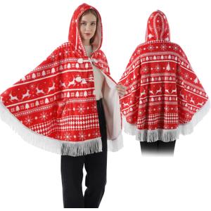 Mother's Day Mama Bear Gift for Mom Wife Wearable Blanket Hoodie Flannel Blanket from Daughter Son Husband