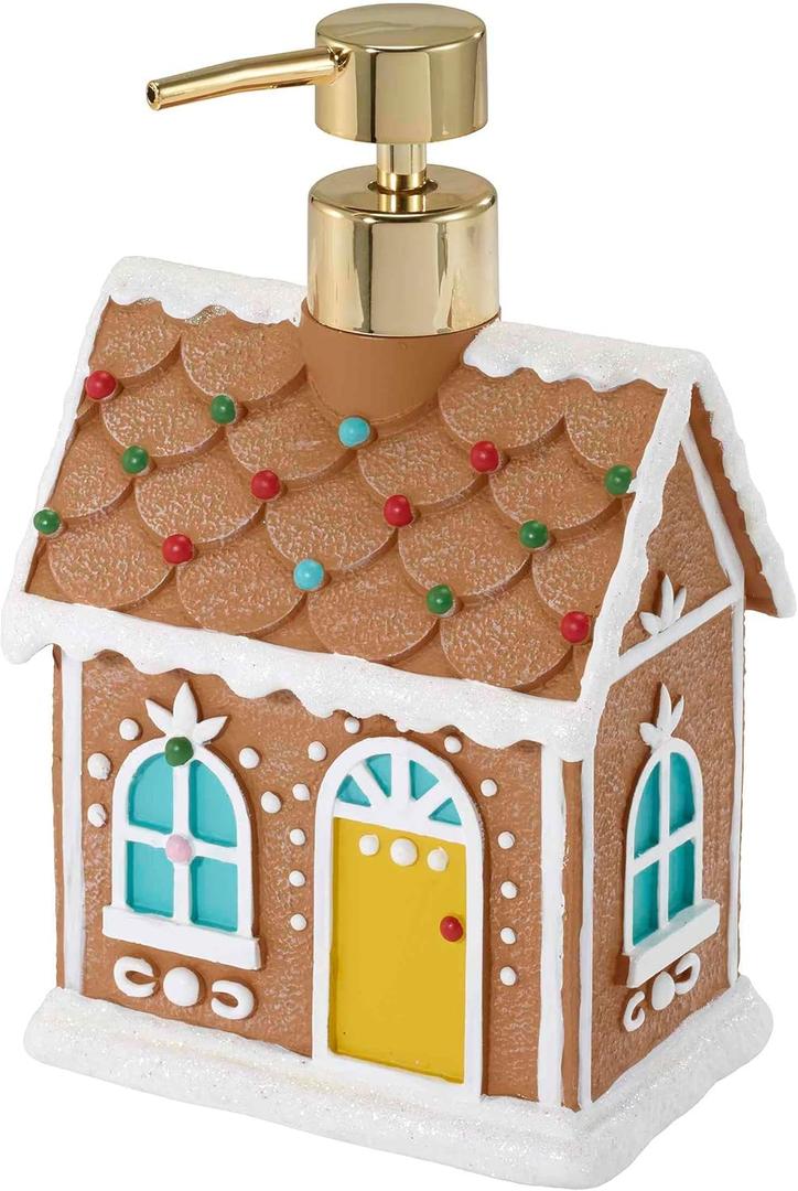 Avanti Linens - Lotion Pump, Resin Soap Dispenser, Counterop Accessories, Christmas Decorations (Sweet Treat Collection)